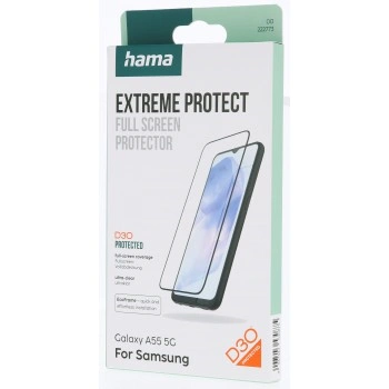 Hama Extreme Protect, ochranné sklo na displej pro Samsung Galaxy A55 5G, licence D3O