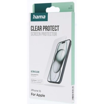 Hama Clear Protect, ochranné sklo na displej pro Apple iPhone 16