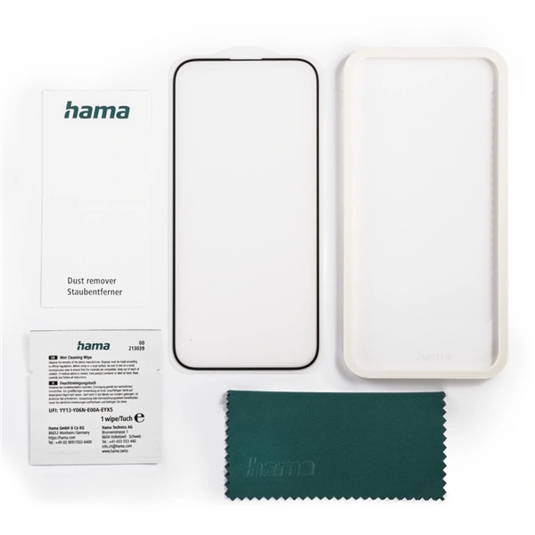 Hama Extreme Protect, ochranné sklo na displej pro Apple iPhone 16 Pro, licence D3O