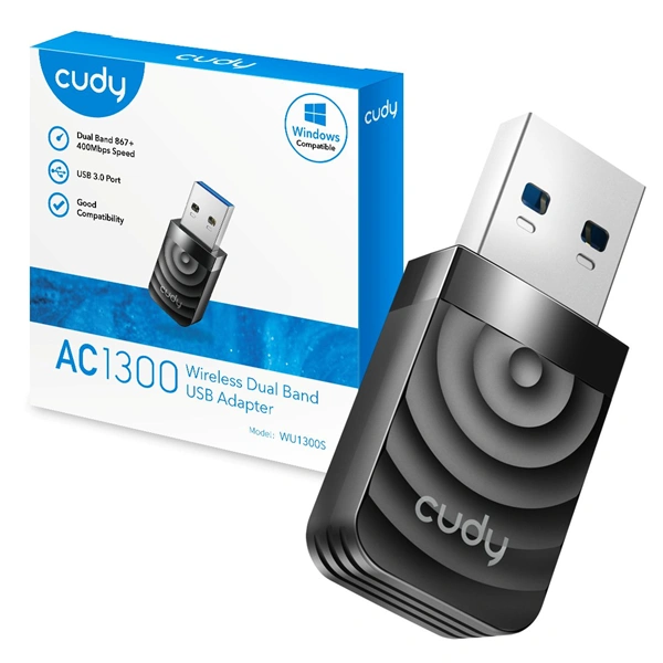 Cudy AC1300 Wi-Fi USB 3.0 síťová karta (WU1300S)