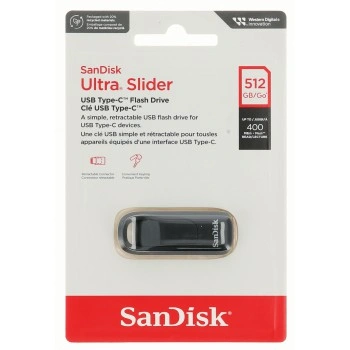 SanDisk Ultra Slider USB Type-C Flash Drive USB 3.2 Gen 1 512 GB, zasunovací konektor