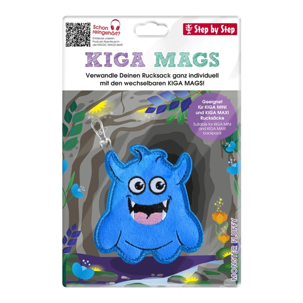 Vyměnitelný obrázek KIGA MAGS Monster Fluffy k batůžkům KIGA