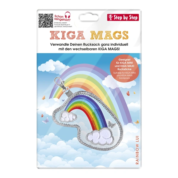 Vyměnitelný obrázek KIGA MAGS Rainbow Lui k batůžkům KIGA