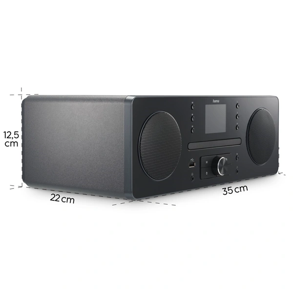 Hama digitální rádio DR1560CBT DAB/DAB+/FM/CD/Bluetooth/Rx