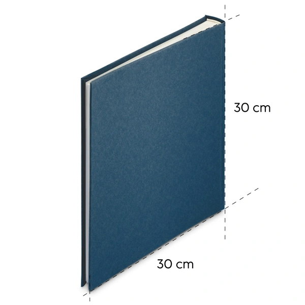 Hama album klasické WRINKLED 30x30 cm, 80 stran, modrá
