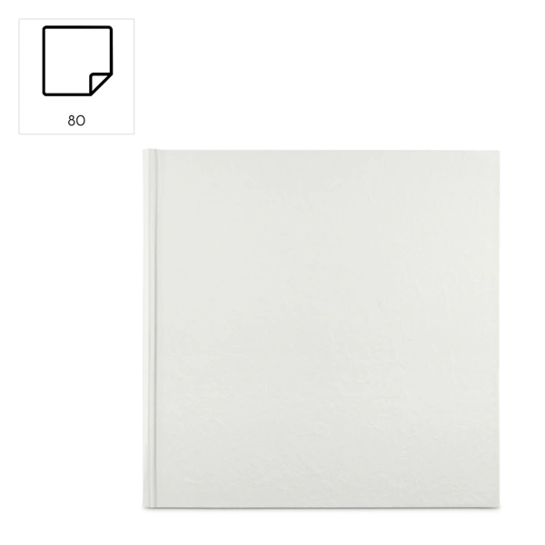 Hama album klasické WRINKLED 30x30 cm, 80 stran, bílá