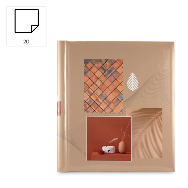 Hama album samolepící SINGO II Terracotta 28x31 cm, 20 stran