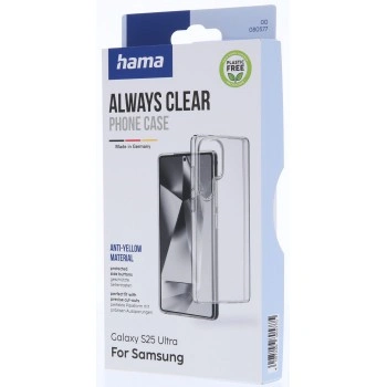 Hama Always Clear, kryt pro Samsung Galaxy S25 Ultra, vždy průhledný, nežloutne